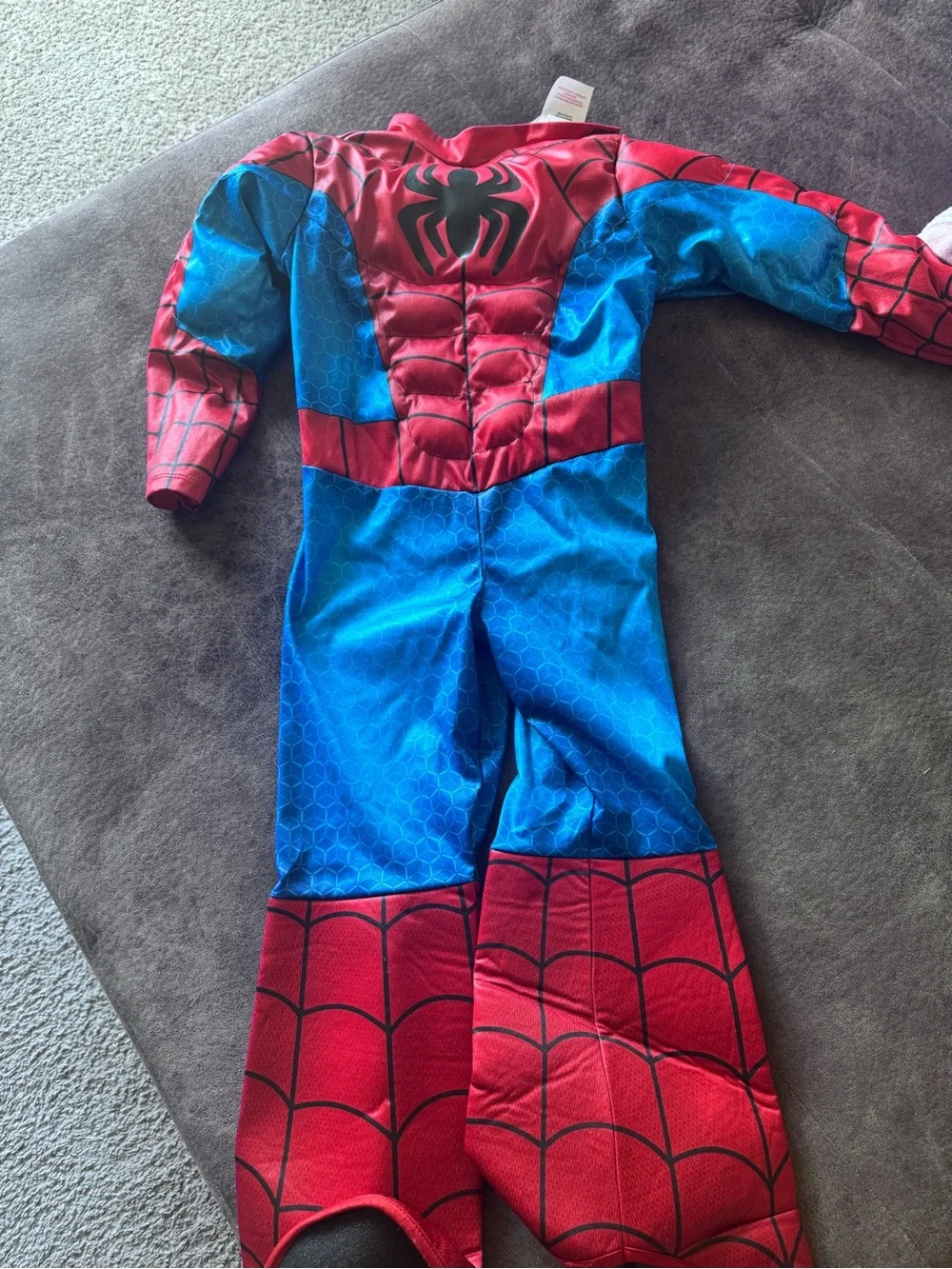Marvel Spider-Man Red and Blue Muscle Chest Costume - Picture 2 of 3